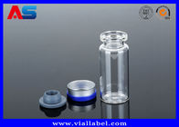 Pharma Vials nhỏ thủy tinh 2ml 5ml 8ml 10ml 15ml 20ml chai thủy tinh với cao su và nhựa đầu vials nhỏ thủy tinh