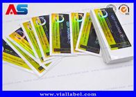 Professional Plastic Vial Sticker 10ml Nhãn chai Cho Pharma Package Nhãn chai thủy tinh