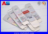 Dược phẩm Anabolic Peptide Tiêm 10ml Hộp lọ / Hộp lưu trữ giấy nhỏ Bodybuilding Decanoate