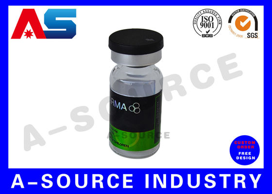 Nhãn dán trong suốt in nhãn cho hộp có logo tùy chỉnh cho bao bì chai lọ thuốc