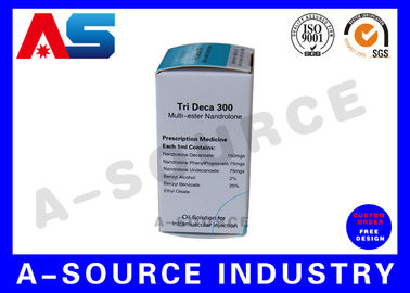 Hộp giấy dược phẩm 10ml hộp vial nhãn vinyl tùy chỉnh cho vial phòng thí nghiệm 10ml nhãn chai