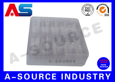Thuốc tùy chỉnh Blister Packaging For Pharmaceutical Glass Bottles / Penicillin bottles Blister trong suốt