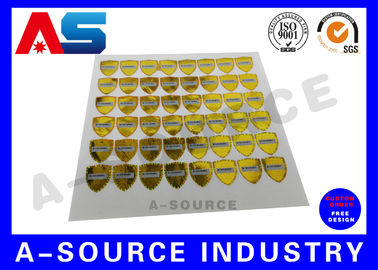 3d nhãn dán hình ba chiều PET Custom Holographic Stickers / Custom Decal Stickers With Scratch Off Code