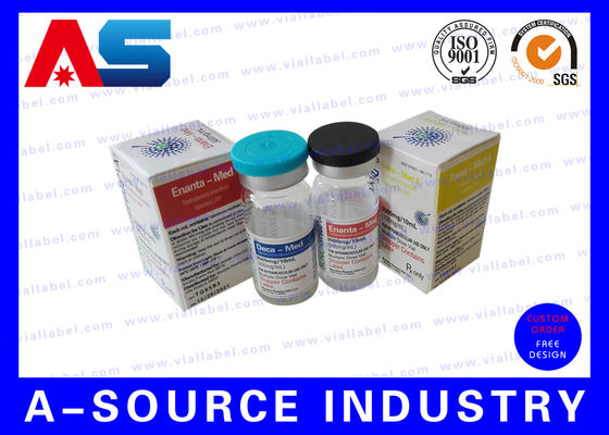 Tùy chỉnh ISO 9001 Pharma 10ml hộp vial để lưu trữ, in thường xuyên cho vial peptide