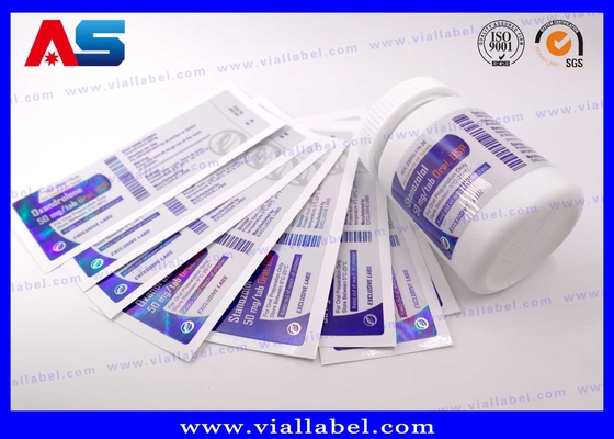 Khóa vít chống trẻ em Các bình thuốc nhựa nhỏ màu trắng cho viên nang