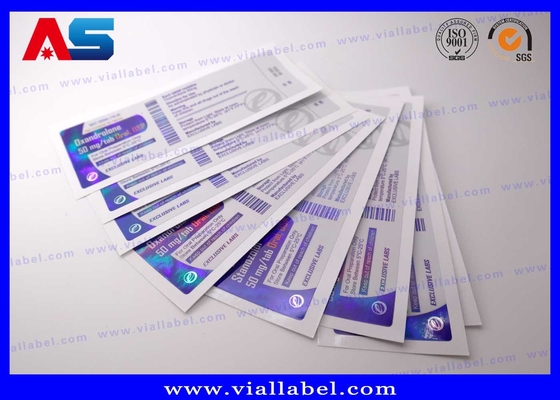 CMYK Peptide Vial Labels For Medicine Glass Bottle Sticker Printing Factory Waterproof Strong Adhesive Các loại thuốc