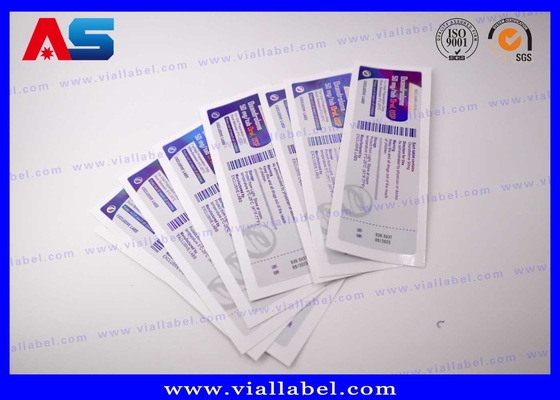 Custom Peptides Human Growth Private Label Stickers For Pharmaceuticals 10ml nhãn chai thuốc