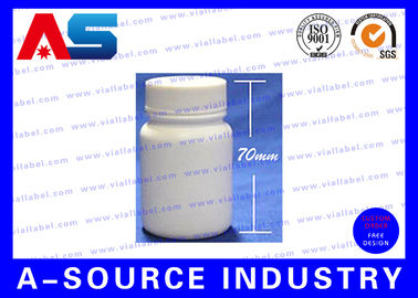 60ml PE viên nang thuốc nhựa 70mm * 27mm với bảo vệ nhạy cảm Seal chai thuốc nhựa