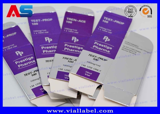 Thuốc chai viên thuốc đóng gói 10ml Vial Box For Medical Pack hộp đóng gói dược phẩm bạc
