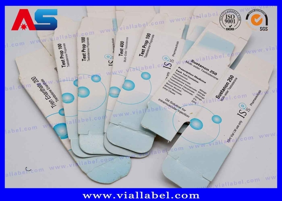 Glossy / Matt Bio Custom 10mL Vial Box Thẻ giấy Di chuyển hộp cho phòng thí nghiệm