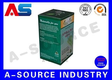 Hộp đóng gói viên nang kết thúc bóng Hộp đóng gói dược phẩm / Hộp giấy thuốc cho chai thuốc