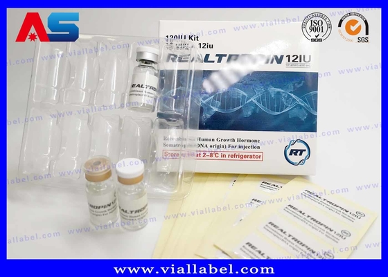 2ML / 3mL / 5mL / 10mL Bao bì Hcg Nhãn hộp giấy Và Blister nhựa tùy chỉnh