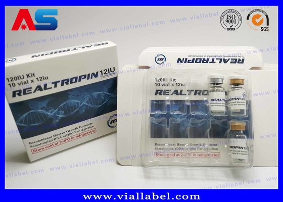 2ML / 3mL / 5mL / 10mL Bao bì Hcg Nhãn hộp giấy Và Blister nhựa tùy chỉnh