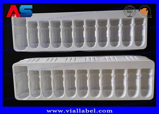 Khay nhựa PET màu trắng giá rẻ vỉ 2ml lọ và chai 10ml