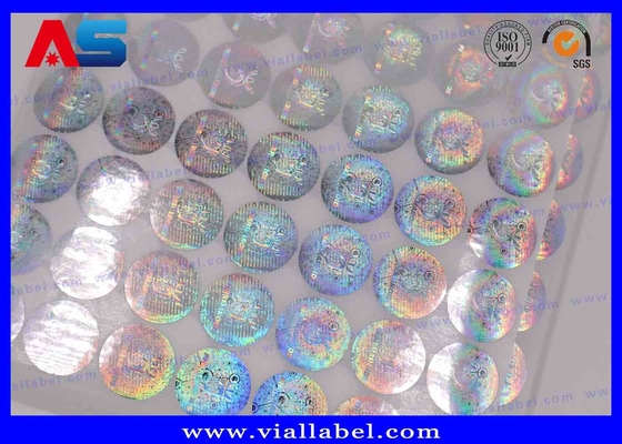 Nhãn bảo mật 3D tùy chỉnh Holographic Tamper Evident 20mm Anti Counterfeiting Security Code Label