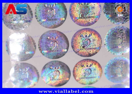 Nhãn bảo mật 3D tùy chỉnh Holographic Tamper Evident 20mm Anti Counterfeiting Security Code Label