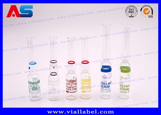 1ml / 2ml / Ampoules thủy tinh in màu sắc tùy chỉnh
