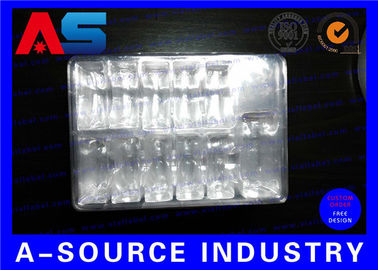 Thuốc tùy chỉnh Blister Packaging For Pharmaceutical Glass Bottles / Penicillin bottles Blister trong suốt