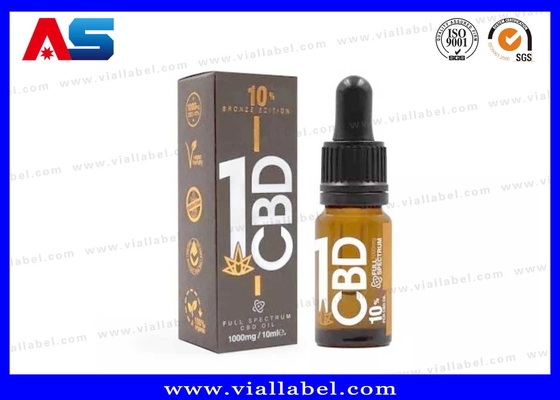 Pro CBD gói hộp và nhãn DNA dầu nhỏ giọt chai nhãn và hộp in nhà máy