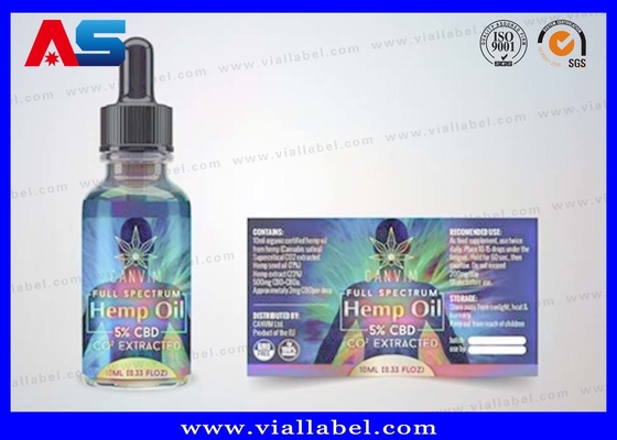 Pro CBD gói hộp và nhãn DNA dầu nhỏ giọt chai nhãn và hộp in nhà máy