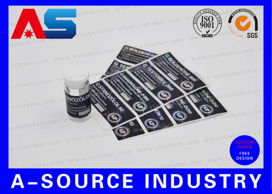 Máy in nhãn Hologram Laser 2ml / 5ml / 10ml / 15ml / 20ml Nhãn dán lọ cho Bodybuilding Enanthate Peptide