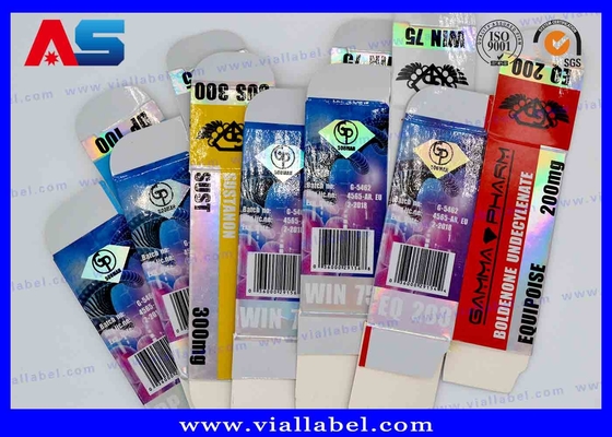 Các hộp chai 10ml tùy chỉnh với in Holographic và Matt Varnish Finish