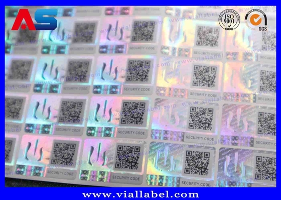 Sơ phẳng Custom Holographic Stickers in ấn với thiết kế miễn phí MOQ 10000pcs
