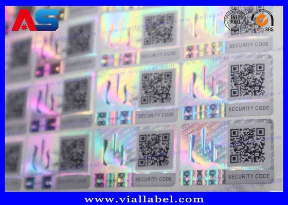 Sơ phẳng Custom Holographic Stickers in ấn với thiết kế miễn phí MOQ 10000pcs