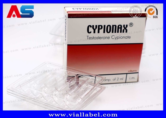 Hộp đóng gói dược phẩm CMYK cho 10 viên thuốc 1ml Hộp giấy và khay nhựa
