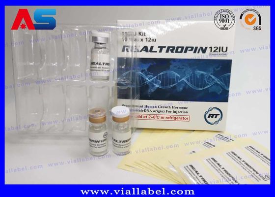 peptides 5mg - 30mg Bao bì Bảng giấy Bảng bọc dược phẩm Hộp 10 lọ