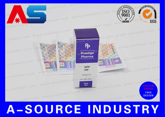 Hologram dán nhãn và hộp với tùy chỉnh tên công ty mới phù hợp cho Peptide 2ml / 3ml chai