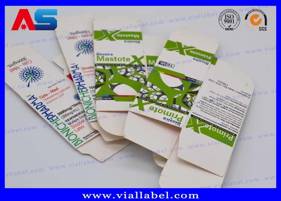 Bio Pharma 10ml Vial Box For Injection Oils Glass Bottles Package Custom Free Design Giao hàng an toàn