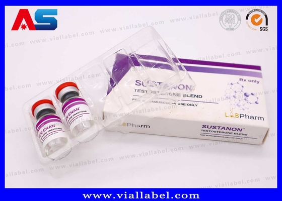 Bao bì đốm nhựa tùy chỉnh cho thuốc tiêm 10ml Box Mock Up Service có sẵn