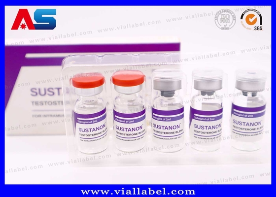 10ml nhãn chai được làm từ phim Pearl trắng không thấm nước mạnh ốm thuốc thiết kế tùy chỉnh