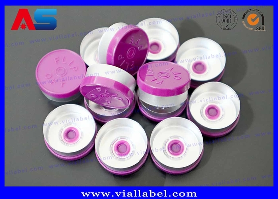 Khả năng tùy chỉnh 20mm Nhôm-Plastic Vial Caps Nhiều màu sắc thân thiện với môi trường Full-Tear và partial-Tear