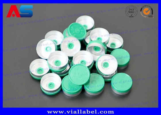 Khả năng tùy chỉnh 20mm Nhôm-Plastic Vial Caps Nhiều màu sắc thân thiện với môi trường Full-Tear và partial-Tear
