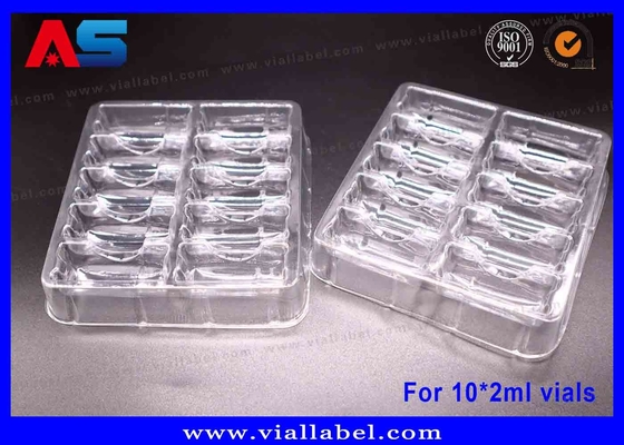 55um PET Transparent Blister Packaging for 10 x 2ml Vials