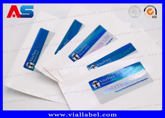 Nhãn viên peptide bền cho 2ml thùng với bản vẽ tùy chỉnh Dịch vụ thiết kế miễn phí MOQ 100pcs