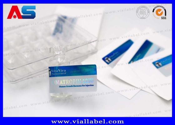 Nhãn viên peptide bền cho 2ml thùng với bản vẽ tùy chỉnh Dịch vụ thiết kế miễn phí MOQ 100pcs