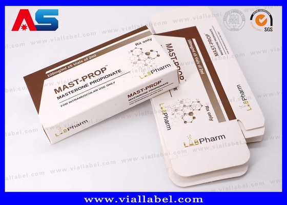 Hộp lưu trữ peptide tùy chỉnh cho chai 2x2ml, hộp đóng gói peptide cao cấp