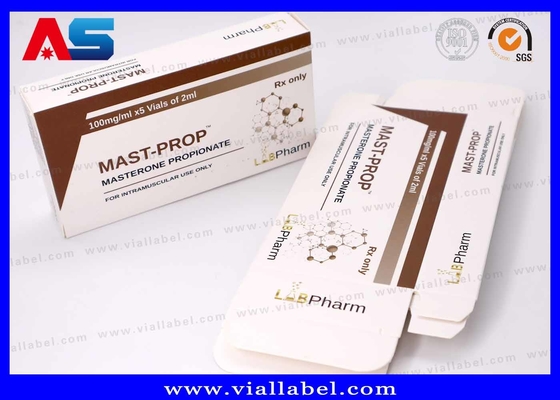 Hộp lưu trữ peptide tùy chỉnh cho chai 2x2ml, hộp đóng gói peptide cao cấp