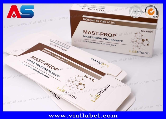 Hộp lưu trữ peptide tùy chỉnh cho chai 2x2ml, hộp đóng gói peptide cao cấp