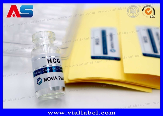2ml Nhãn nhãn chai tiêm nhỏ, Matt Nhãn nhãn vi-lô Hcg tùy chỉnh