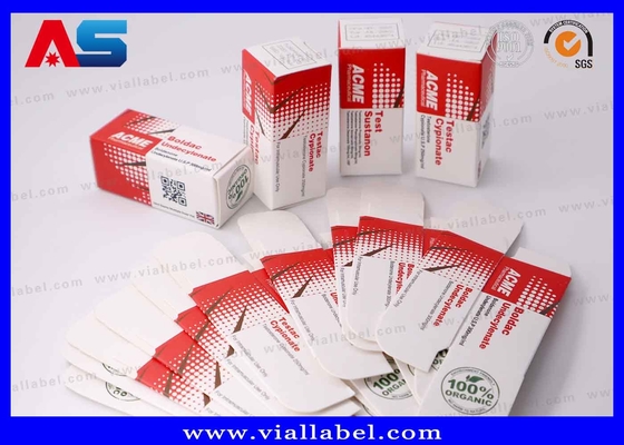 In ấn hộp và lọ Hcg chất lượng cao, Đóng gói hộp giấy peptide cho 2 lọ 2ml