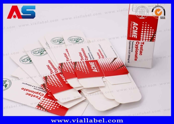 In ấn hộp và lọ Hcg chất lượng cao, Đóng gói hộp giấy peptide cho 2 lọ 2ml