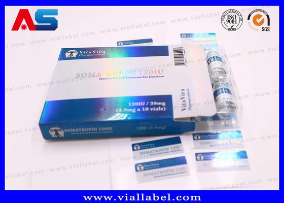 Nhãn tùy chỉnh cho lọ peptide, Nhãn dán lọ 2ml in cho lọ thủy tinh peptide