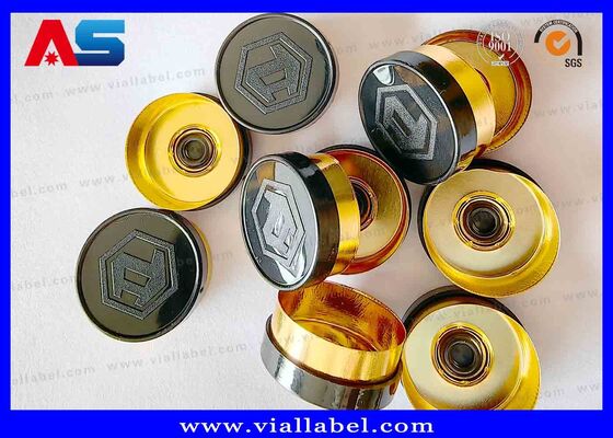 20mm Flip Off Caps Logo tùy chỉnh, Flip Top Bottle Caps khắc Logo tùy chỉnh MOQ 30000pcs