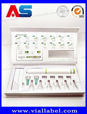 Hộp bút tiêm peptide tùy chỉnh với lớp lót Eva trắng, hộp bút laser hologram in chất lượng cao