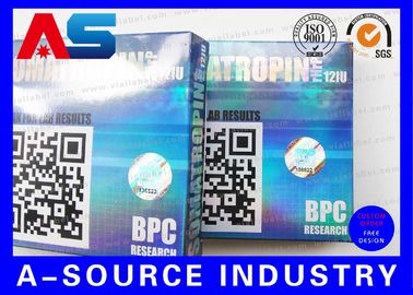 Giấy chống thấm 10ml Hộp lọ Bodybuilding Cypionate cho bao bì dược phẩm