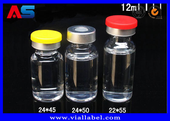 22 * 45mm chai thủy tinh10ml chai thủy tinh với nắp nút cho Peptide / chai thể hình / Sarms